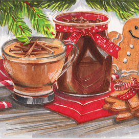 новогодняя открытка