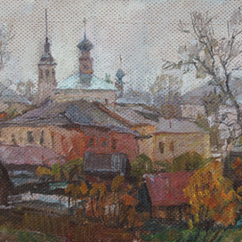 Суздаль. Розовый дождь.