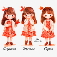 Дизайн персонажа: эмоции и позы