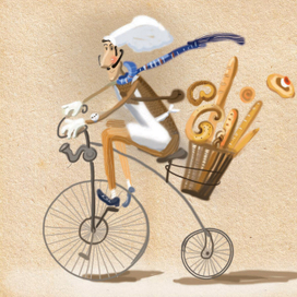 пекарь на велике