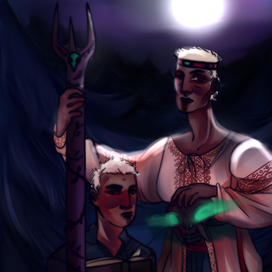 Додола с молодым волхвом 