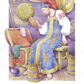   сказка " Золотое бёрдышко"