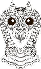 Забавная милая сова