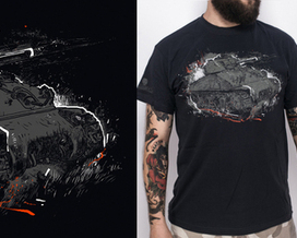 World of tanks t-shirt "Sherman"