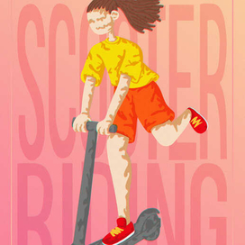 scooter riding