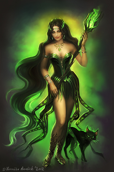 Персонаж для игры. Зеленый.