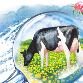 смешная иллюстрация для календаря.