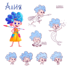 Персонаж для детской книги.