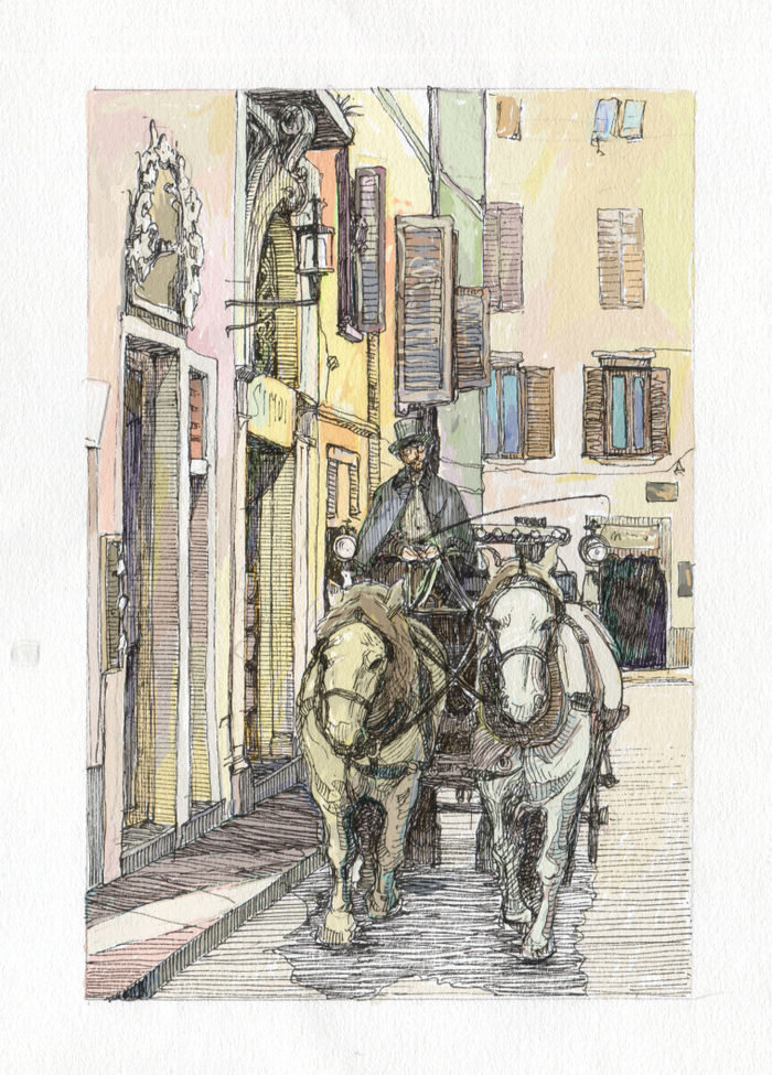 на улочках Рима