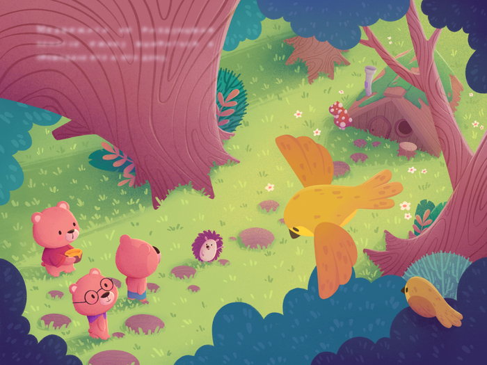 «Сказ о медвежатах» 3 разворот