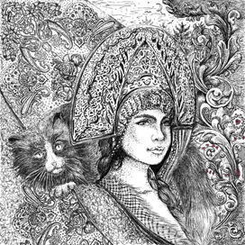 Маленькая Баба Яга или русская красавица