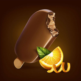 Шоколадное мороженое