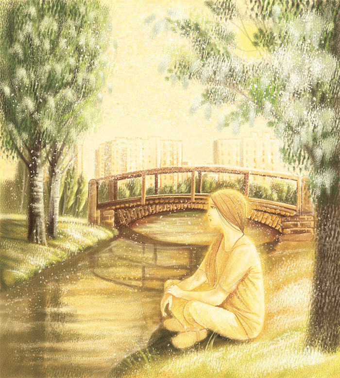 Тополиный пух.