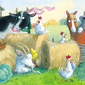 Илл-я из книги Е.Степановой "Кто испек пирог?"(Энас-Книга)