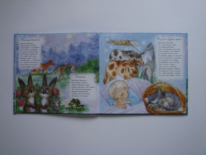 Разворот "Сонной книжки"