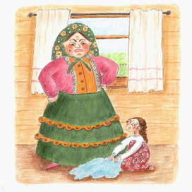 Иллюстрация к Крошечке-Хаврошечке
