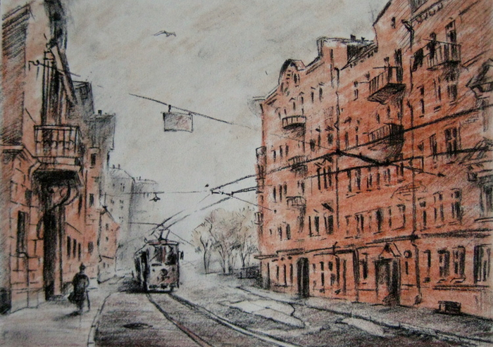 Старый трамвай