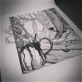 Кофе на природе.