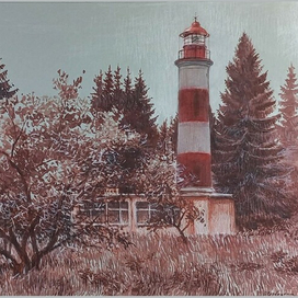 Маяк Стирсудден. Весна.