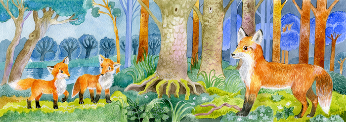 Пришла мама лиса