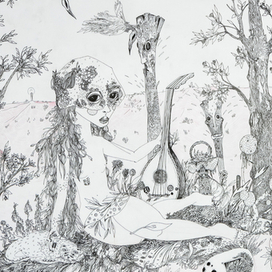 нимфа и спешащие человечки