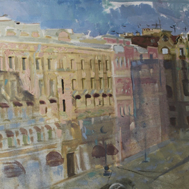 Петербург .утром.