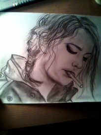 Девушка с сигаретой