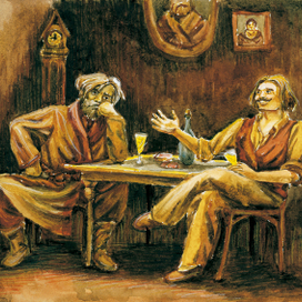 "- Хорошие мысли надо искать не во гневе, а в радости... "