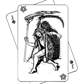 Карта смерть бьёт бубнового валета