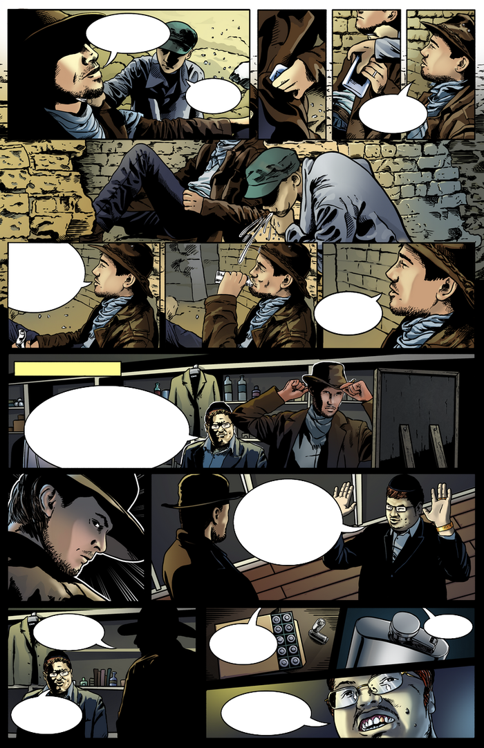 Страница комикса "Говорят, в пустыне слышна музыка"