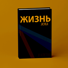 дизайн обложки книги "Жизнь жука"