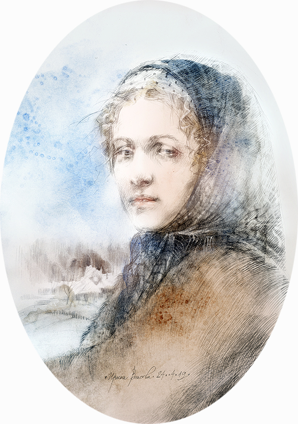 "Тупейный художник", иллюстрация.