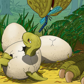 Рождение динозавра