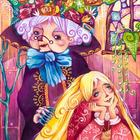 Иллюстрация к сказке Г.Х. Андерсена "Снежная королева"