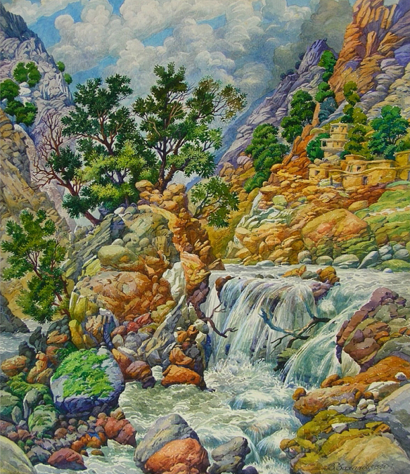 горная река Такоб