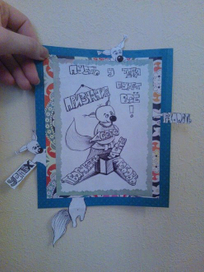 Белочка раздает подарки