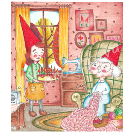 В гостях у бабушки 