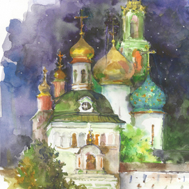 Лавра.Ночь.