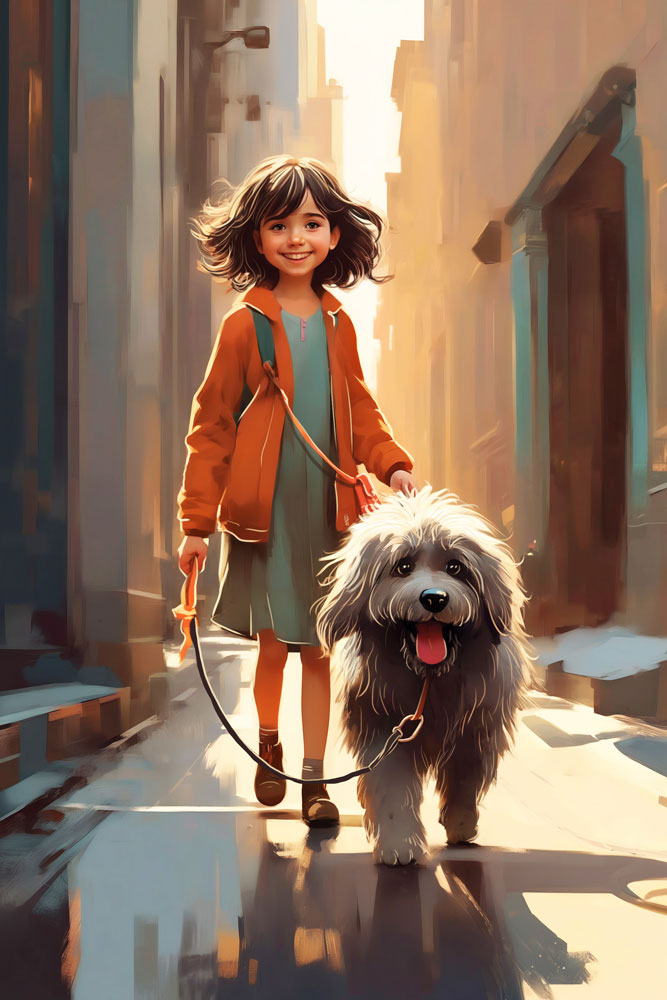 На прогулке!..