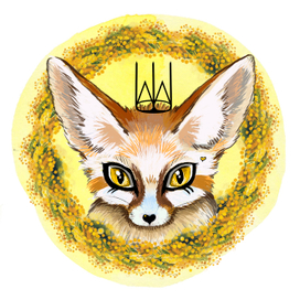 Фенек и мимоза- Март