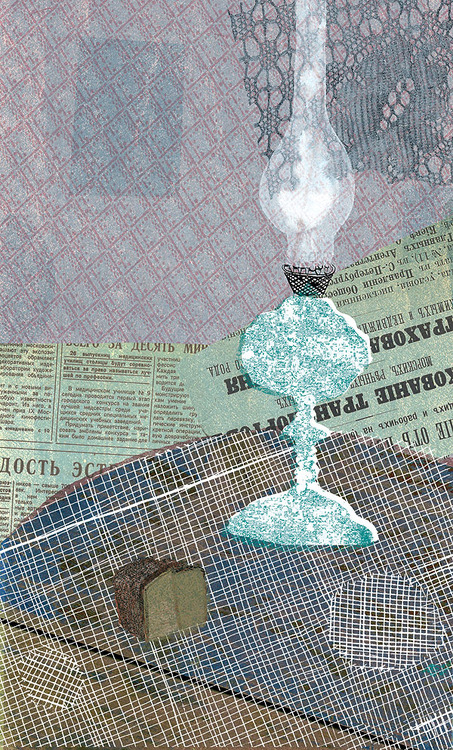 "В душной комнате икона..." Иллюстрации к сборнику стихов "Лента времени" Б. Шапиро-Тулина.