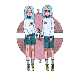 Малышки близняшки