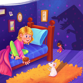 Девочка и мышка