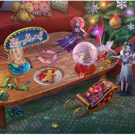 Работа для игры Cristmas stories. 