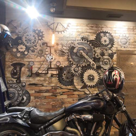 Механизмы, роспись в баре