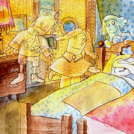 Иллюстрация к главе "Дом с привидениями".