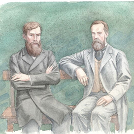 "Братья Третьяковы, основатели Третьяковской галереи"