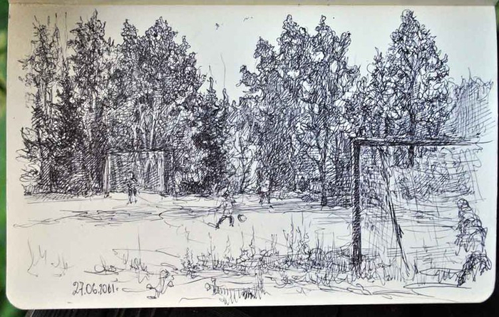 деревенский футбол