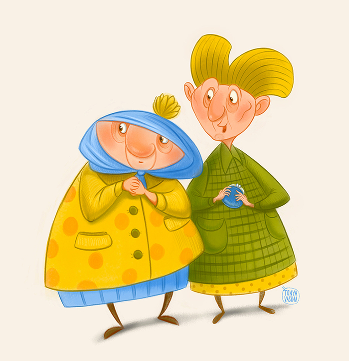 Две подружки:) Бабули