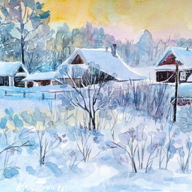 "Зимняя деревенька"